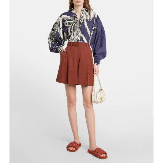 Johanna Ortiz Printed Cotton Shirt