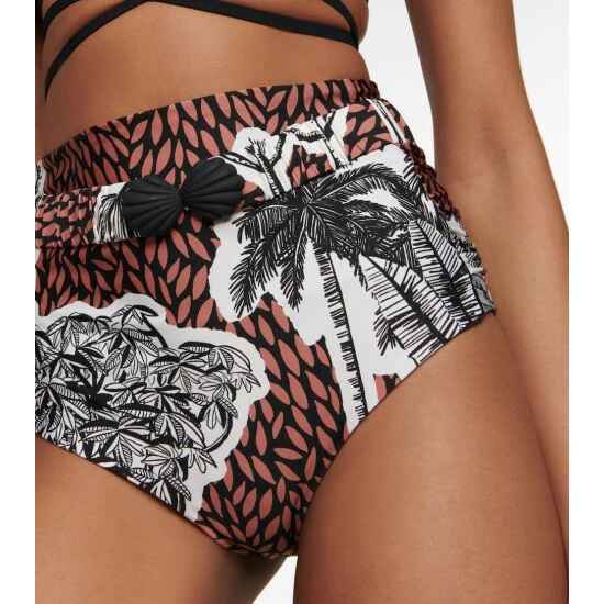 Johanna Ortiz High-rise Printed Bikini Bottoms - Image 3