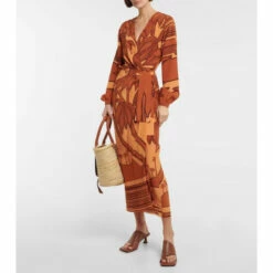 Johanna Ortiz Silk Crêpe De Chine Maxi Dress