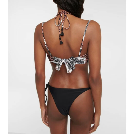 Johanna Ortiz Printed Bikini Top - Image 2