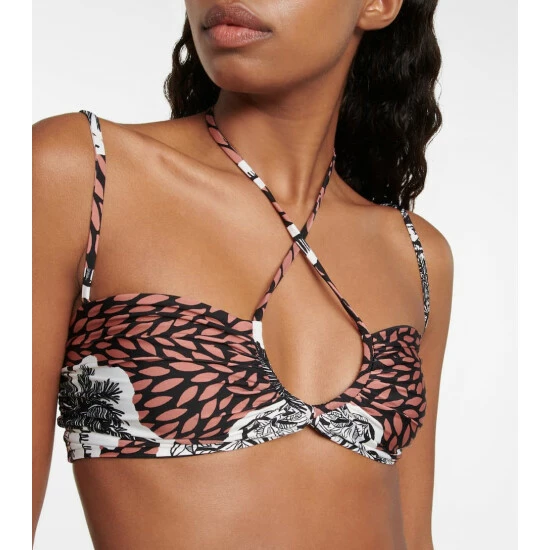 Johanna Ortiz Printed Bikini Top - Image 3