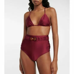 Johanna Ortiz High-rise Belted Bikini Bottoms