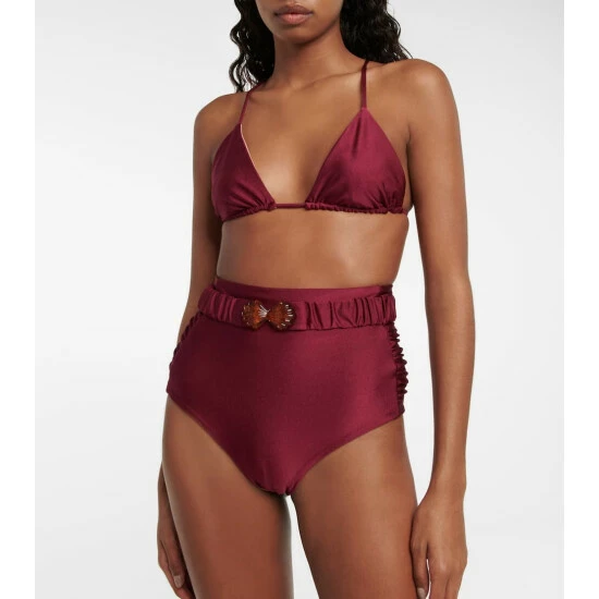 Johanna Ortiz Palmarin Triangle Bikini Top