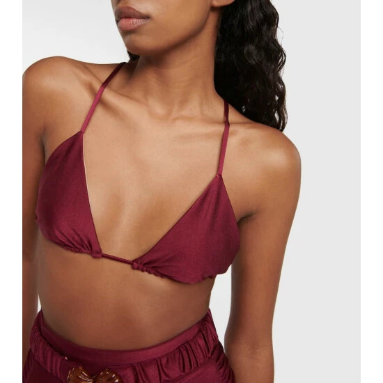 Johanna Ortiz Palmarin Triangle Bikini Top - Image 3