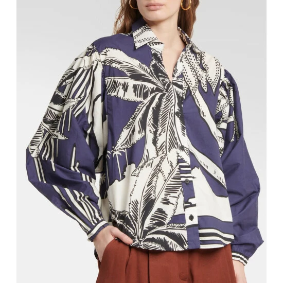 Johanna Ortiz Printed Cotton Shirt - Image 4