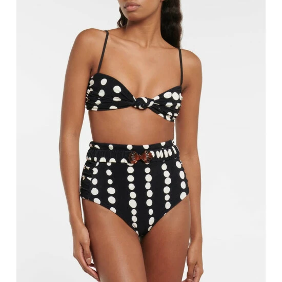 Johanna Ortiz Polka-dot Bikini Top