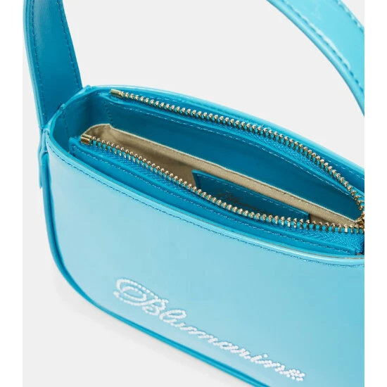 Blumarine Logo Patent Leather Shoulder Bag - Image 2