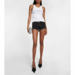 Blumarine Low-rise Denim Shorts
