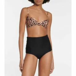 Johanna Ortiz Leopard-print Bikini Top