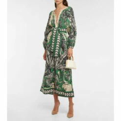 Johanna Ortiz Printed Cotton Kaftan