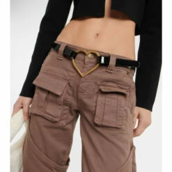 Blumarine Heart Patent Leather Belt