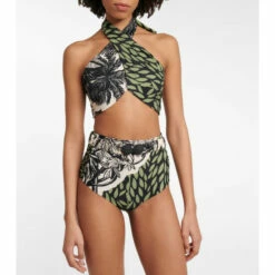 Johanna Ortiz High-rise Printed Bikini Bottoms