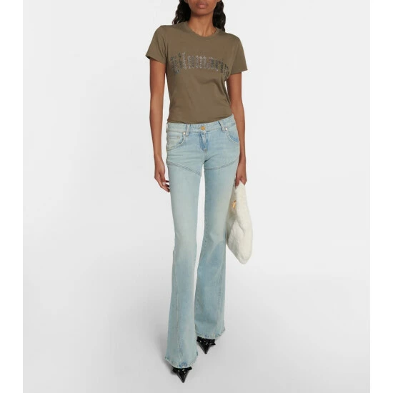 Blumarine Logo Cotton Top