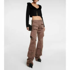 Blumarine Cotton Canvas Cargo Pants