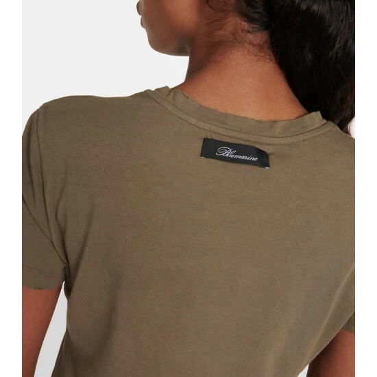 Blumarine Logo Cotton Top - Image 4