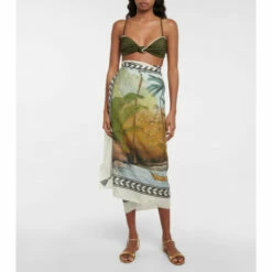 Johanna Ortiz Cotton Voile Beach Cover-up