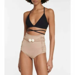 Johanna Ortiz High-rise Belted Bikini Bottoms