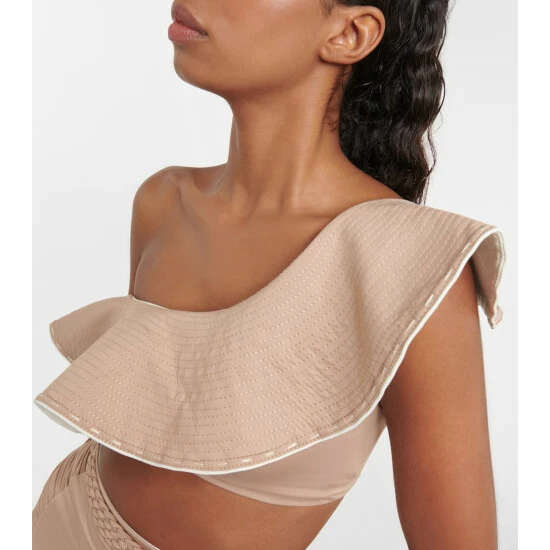 Johanna Ortiz Ruffle-trimmed Bikini Top - Image 3