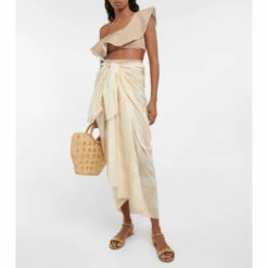 Johanna Ortiz Printed Cotton Beach Cover-up