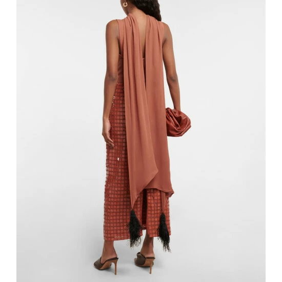 Johanna Ortiz Convertible Embellished Maxi Dress - Image 2
