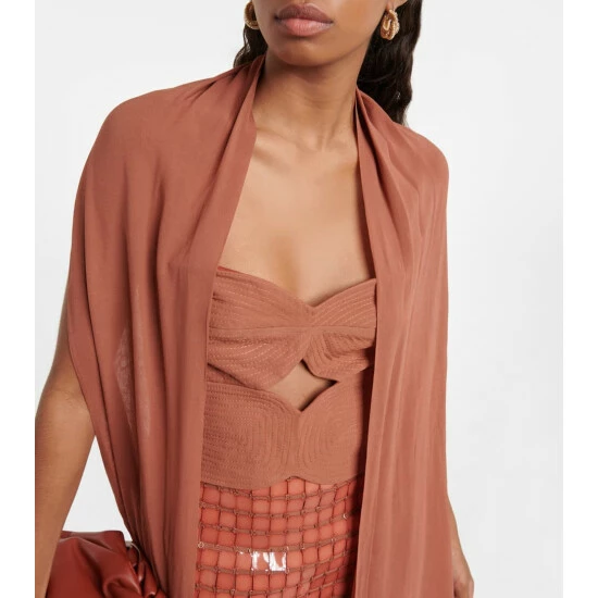 Johanna Ortiz Convertible Embellished Maxi Dress - Image 3