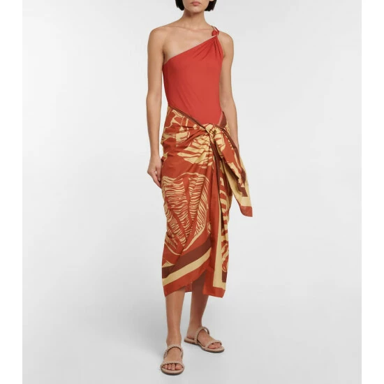 Johanna Ortiz La Mer Printed Beach Coverup