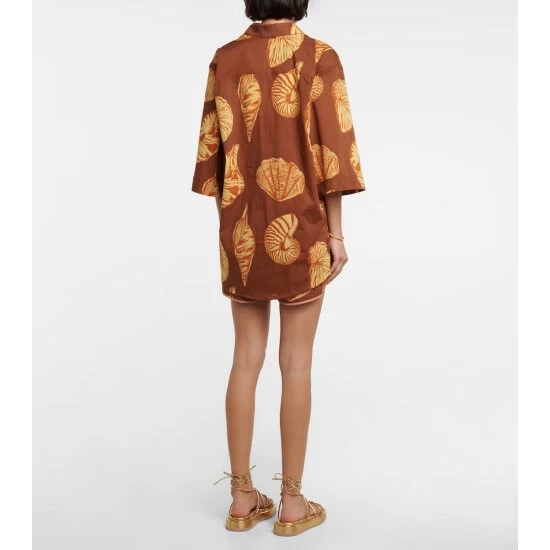 Johanna Ortiz Ocean Amulet Printed Cotton Shirt - Image 2