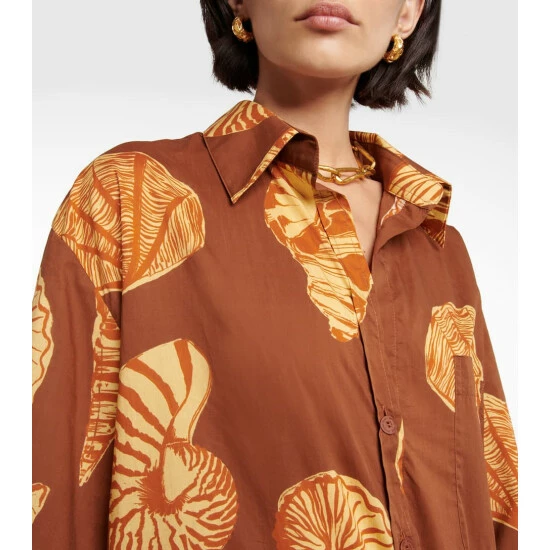 Johanna Ortiz Ocean Amulet Printed Cotton Shirt - Image 3