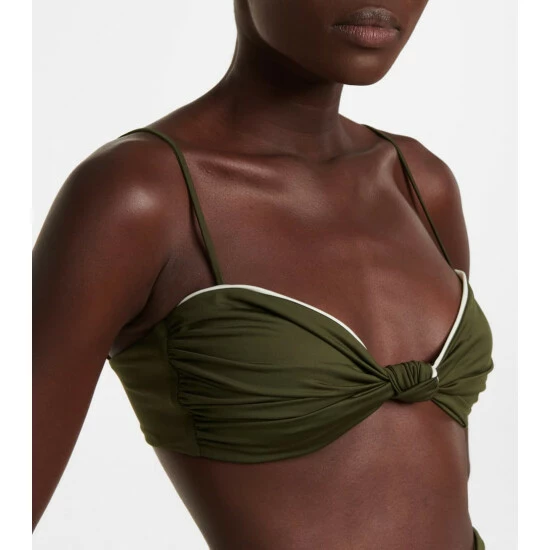 Johanna Ortiz Knotted Bikini Top - Image 3