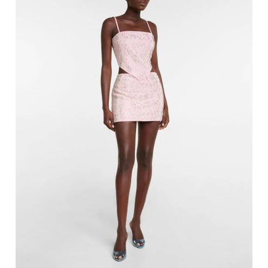 Blumarine Embellished Miniskirt