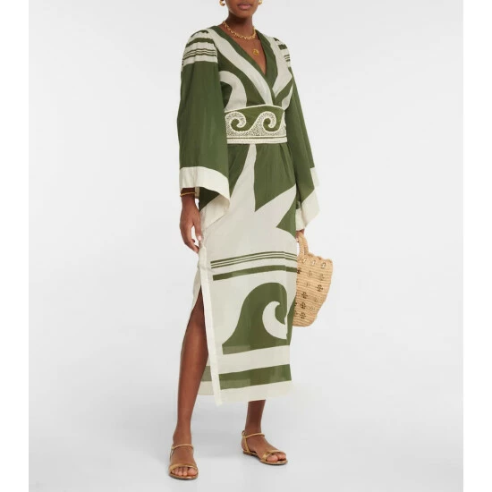 Johanna Ortiz Printed Cotton Kaftan