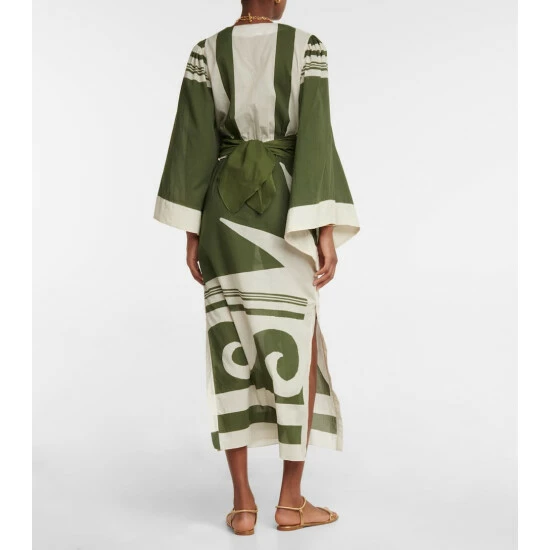 Johanna Ortiz Printed Cotton Kaftan - Image 2