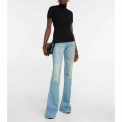 Blumarine Knit Turtleneck Top