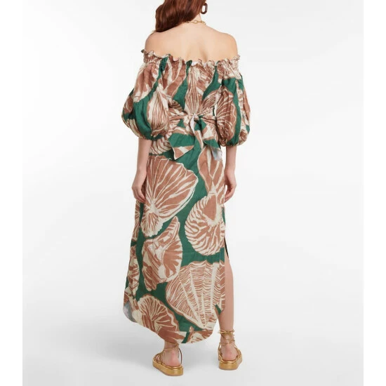 Johanna Ortiz Palomino Linen Maxi Dress - Image 2