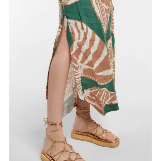 Johanna Ortiz Palomino Linen Maxi Dress - Image 5