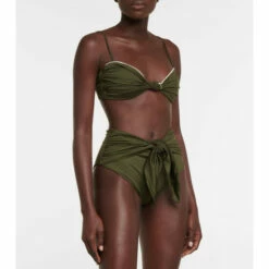 Johanna Ortiz Algae La Mer Tie-detail Bikini Bottoms