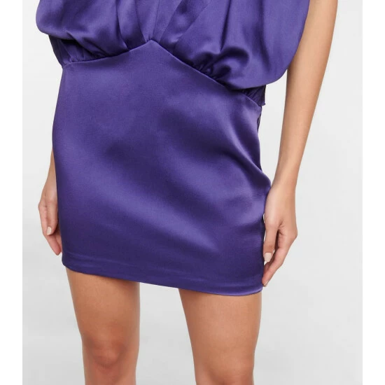 Blumarine Halterneck Satin Minidress - Image 4