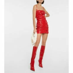 Blumarine Knee-high Patent Leather Boots