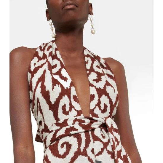 Johanna Ortiz Antique Dialog Printed Cotton Midi Dress - Image 3