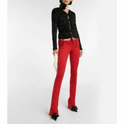 Blumarine Ruched Self-tie Top