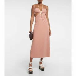 Johanna Ortiz Cutout Maxi Dress