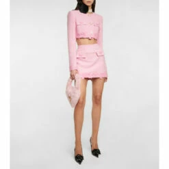 Blumarine Cropped Wool Jacket