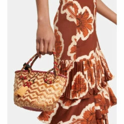 Johanna Ortiz Mini Woven Tote Bag