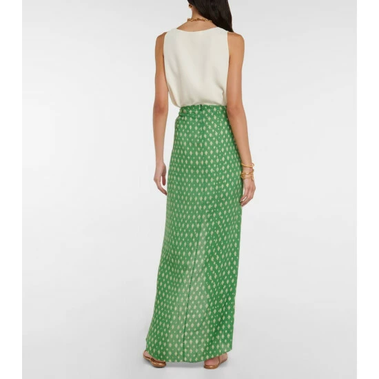 Johanna Ortiz Merecumbé Printed Maxi Skirt - Image 2