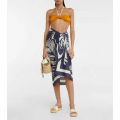 Johanna Ortiz La Mer Cotton Voile Beach Cover-up