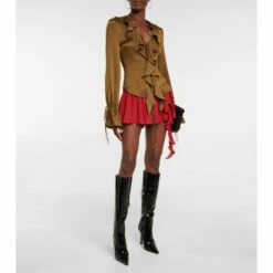 Blumarine Leather Knee-high Boots