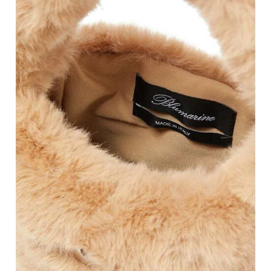 Blumarine Embellished Faux Fur Bag - Image 2