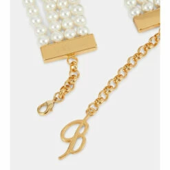 Blumarine Embellished Pearl Choker