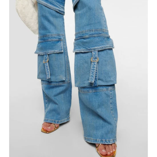 Blumarine Denim Cargo Pants - Image 4