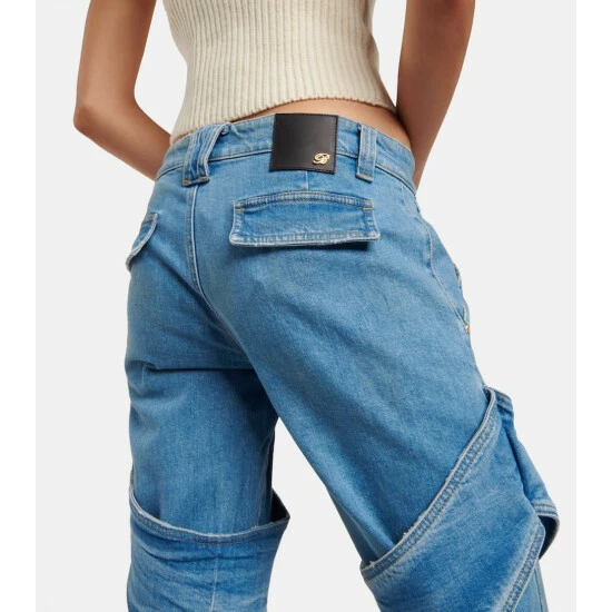 Blumarine Denim Cargo Pants - Image 5